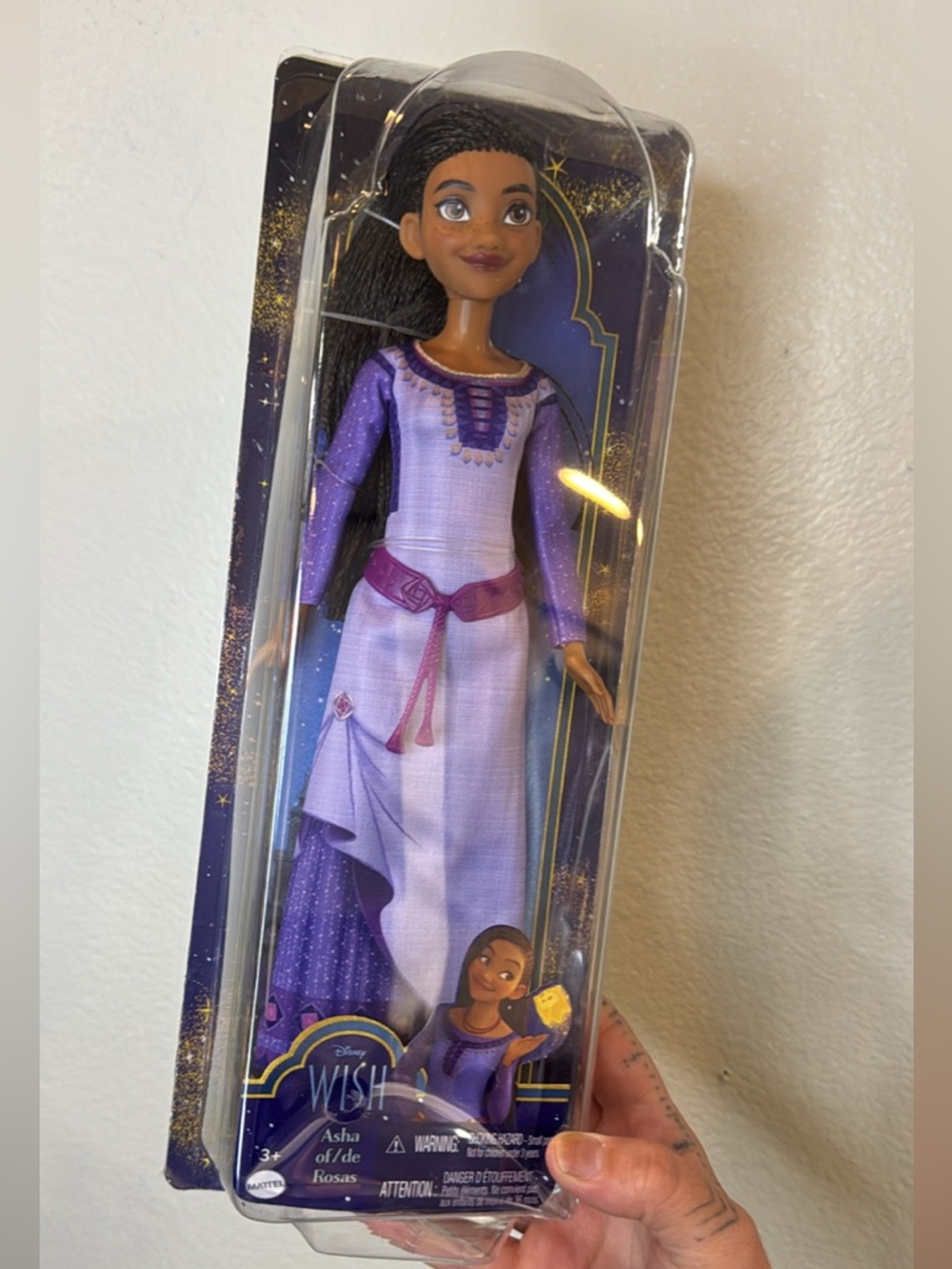Disney Asha Doll in Lilac and Deep Purple Gown